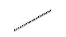 Šnúrka vetrovky, 4 mm, 150 cm, čierna/biela