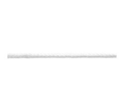 Šnúrka parky, 4 mm, 150 cm, biela