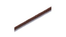 Okrúhle šnúrky 3 mm, 75 cm, hnedé