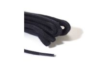 Šnúrové šnúrky 5 mm, 75 cm, čierne