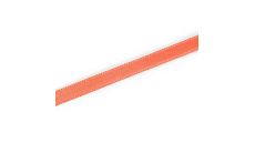 Saténová stuha, 4 m x 6 mm, neónovo oranžová
