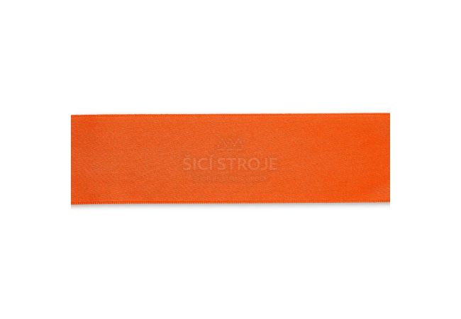 Saténová stuha, 3 m x 38 mm, oranžová