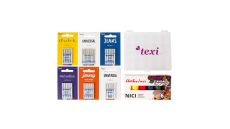 Súprava na šitie ihely, nite a box na cievky
