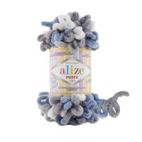 Priadza Alize Puffy Color, 100 g - 6075