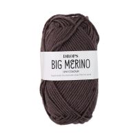 Priadza Drops Big Merino Uni Colour, 50 g - mocca