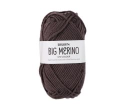 Priadza Drops Big Merino Uni Colour, 50 g - mocca