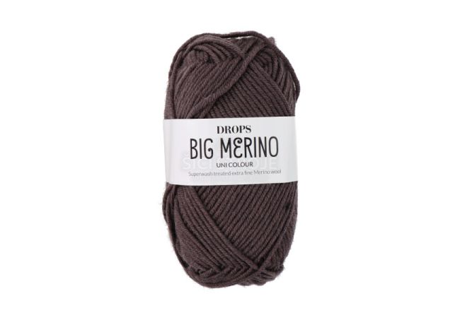 Priadza Drops Big Merino Uni Colour, 50 g - mocca