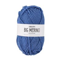 Priadza Drops Big Merino Uni Colour, 50 g - džínsová