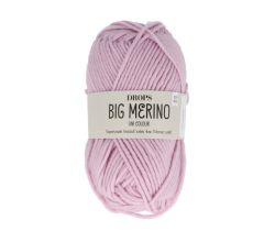 Priadza Drops Big Merino Uni Colour, 50 g - púdrová ružová
