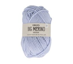 Priadza Drops Big Merino Uni Colour, 50 g - oceľmodrá