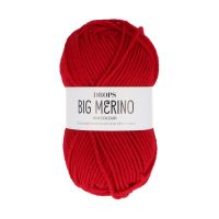 Priadza Drops Big Merino Uni Colour, 50 g - karmínová