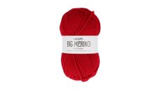 Priadza Drops Big Merino Uni Colour, 50 g - karmínová