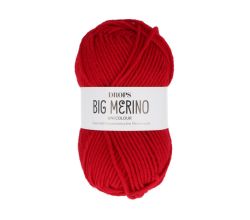 Priadza Drops Big Merino Uni Colour, 50 g - karmínová