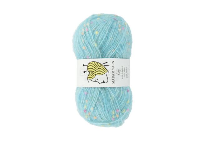 Priadza Madam Yarn Lily, 50 g - tyrkysová