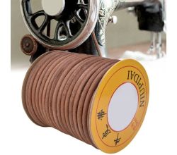 Kožený remeň pre šliapací šijací stroj hrúbka 8mm (rola 30m)