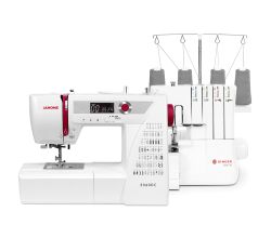 Šijací stroj Janome 5060DC + overlock Singer S14-78