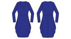 Strih Dagmar dámske šaty s vodou 170 cm