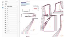 Strih Sabina dámska bunda 170 cm