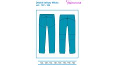 Strih Nikola detské nohavice