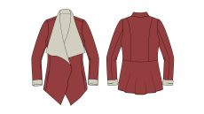 Strih Beata dámsky kardigán 170 cm