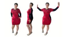 Strih Denisa dámske šaty/mikinošaty 170 cm