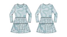 Strih Ludmila dámske šaty/mikinošaty