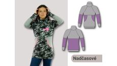 Strih Kangaroo dámska mikina 170 cm