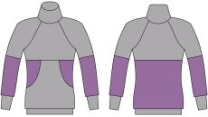 Strih Kangaroo dámska mikina 170 cm