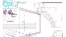 Strih Kangaroo dámska mikina 170 cm