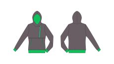 Strih Wendy detská mikina