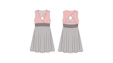 Strih Sandra dámske šaty 170 cm