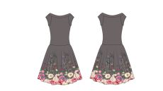 Strih Pamela dámske šaty 170 cm