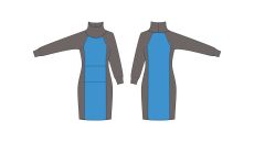 Strih Barbora dámske šaty/mikinošaty 170 cm