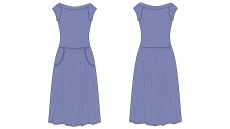 Strih Kamila dámske šaty 170 cm