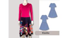 Strih Andrea dámske šaty 170 cm