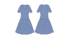 Strih Andrea dámske šaty 170 cm