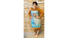 Strih Šarlota dámske šaty/mikinošaty 170 cm