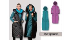 Strih Doubravka dámsky kabát/vesta 170 cm