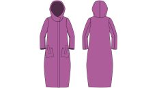 Strih Doubravka dámsky kabát/vesta 170 cm