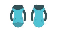 Strih Anežka dámska mikina 170 cm