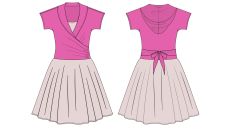 Strih Soňa dámske šaty s kapucňou 170 cm