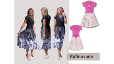 Strih Soňa dámske šaty s kapucňou 170 cm