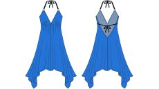 Strih Lážo-plážo dámske šaty