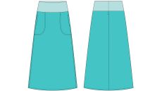 Strih Karla dámska sukňa 170 cm