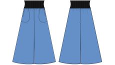 Strih Zoja dámska nohavicová sukňa 170 cm