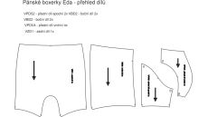 Strih Eda pánske boxerky