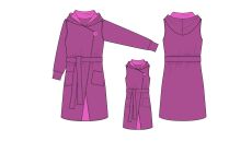 Strih Míla dámska vesta 170 cm