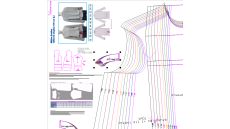 Strih Evelína dámska mikina 170 cm