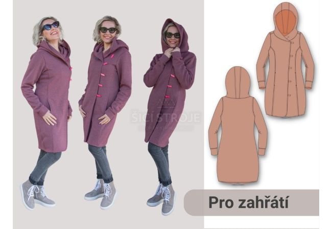 Strih Darina dámska mikina/kabátik 170 cm