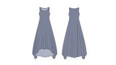 Strih Patricie dámske šaty 170 cm